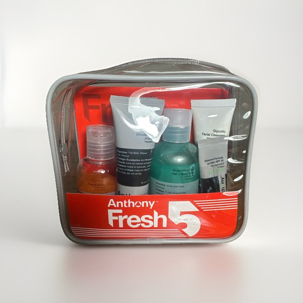 Anthony Fresh 5 - Trial Size Set of 6 - Anthony Soho USA Brand New In Bag RARE